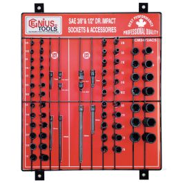 Genius Tools 72 Piece 3/8