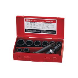 Genius Tools 10pc SAE Impact Socket Set 3/4