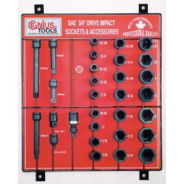 Genius Tools 30 Piece 3/4