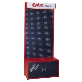 Genius Tools Display Stand, 945x500x2235mm, Locking Cabinet, DS-038B