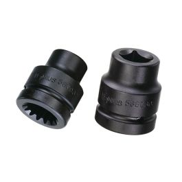 Genius Tools #5 Spline Dr. 17mm Budd Wheel Impact Socket - 546017S