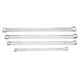 Genius Tools 4pc SAE Extra Long Box End Wrench Set, Chrome Vanadium, DE-704S