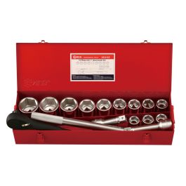 Genius Tools 15pc SAE Socket Set 1