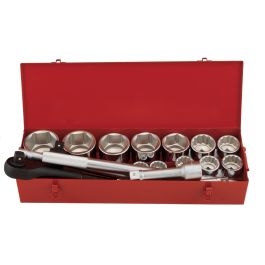 Genius Tools 16pc SAE Socket Set 1