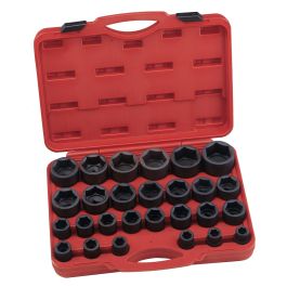 Genius Tools 27pc SAE Impact Socket Set 3/4