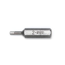 Genius Tools Hex Screwdriver Bit 2mm Size, 1/4 Inch Hex Shank
