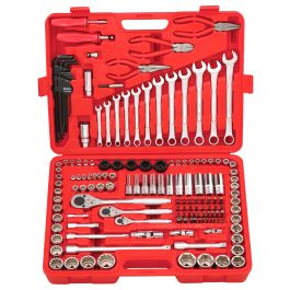 Genius Tools Socket and Ratchet Set 161 Piece Metric and SAE