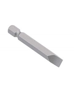 Genius Tools 1/4" Hex Shank,0.6 x 4.0mm Slotted Power Bit 50mmL - 205040