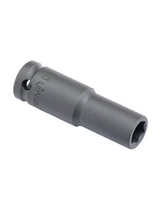 Genius Tools 3/8" Dr. 6mm Deep Impact Socket (CR-Mo) - 346306