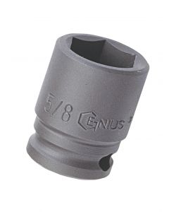 Genius Tools 1/2" Dr. 13/16" Impact Socket (CR-Mo) - 464026