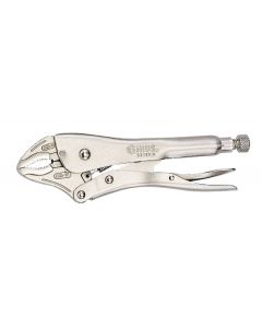 Curved Jaw Locking Pliers with Cutter, 125mm(5")L