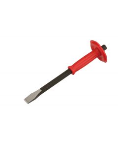 Genius Tools 3/4" Hex Shank, 22mm Flat Chisel with Handle Guard - 563822P