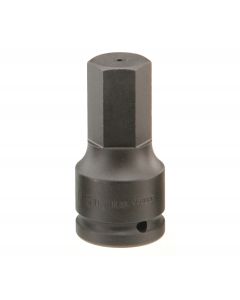 98mmL - 869830 15/16" Hex Impact Bit Socket Genius Tools 1" Dr CR-Mo 