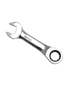Genius Tools 11/16" Stubby Combination Ratcheting Wrench - 770222