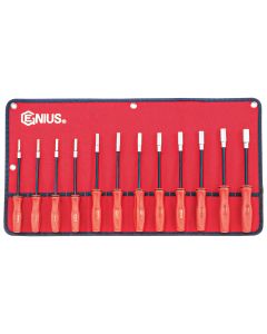 Genius Tools 12 Piece Metric Long Hex Nut Driver Set - ND-012MD 