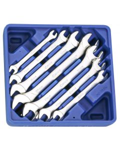 Genius Tools 7 Piece Metric Open End Wrench Set - OW-707M