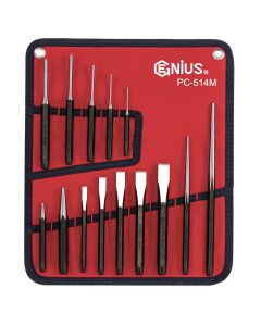 Genius Tools 14 Piece Metric Punch & Chisel Set - PC-514M