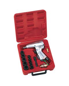 Genius Tools 16 Piece 3/8" Dr. SAE Air Impact Wrench Set - TF-316S1