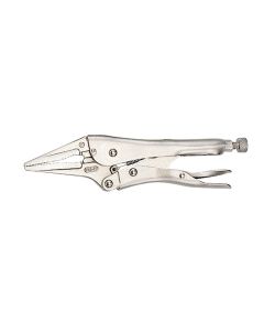 Long Nose Locking Pliers with Cutter, 9"L