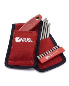 Genius Tools 16 Piece Triple Square Screwdriver Bit Set - SB-216TS 