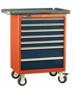 Genius Tools 7 Drawer Roller Cabinet (w/ Top Tray), 686 x 466 x 820mm - TS-467P