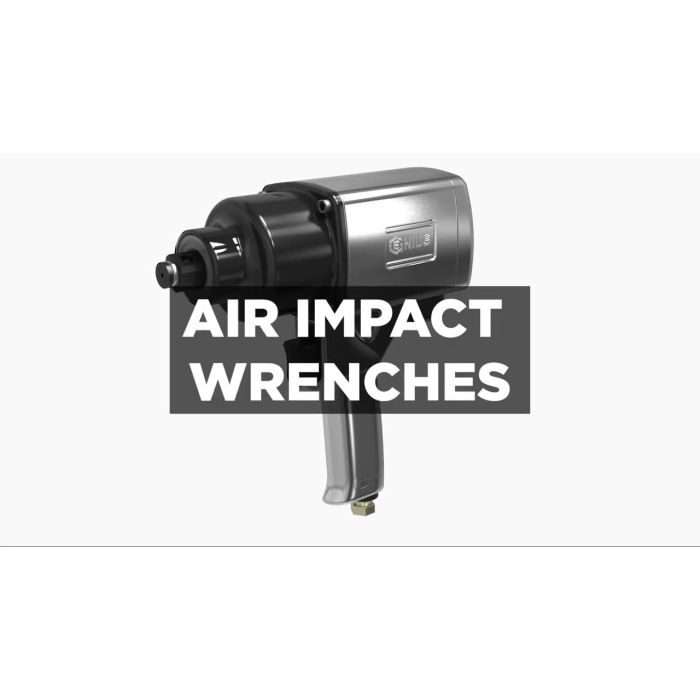 Genius Tools Air Impact Wrench 800 ft-lbs Torque 1/2 Inch Drive
