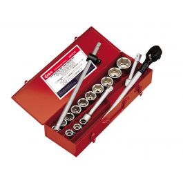 Genius Tools USA - 17 Piece SAE Hand Socket Set - GS-617S Genius Tools USA - 17 Piece SAE Hand Socket Set - GS-617S