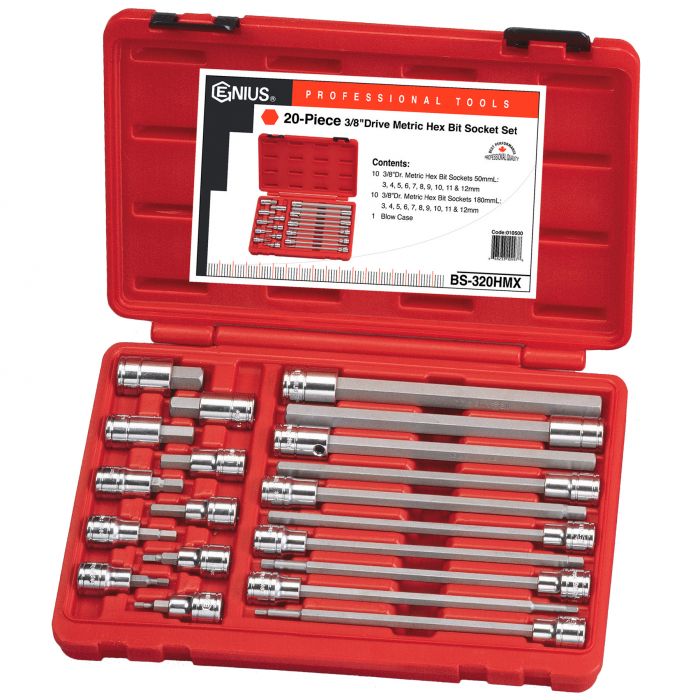 - 819+3948 CR-Mo 85mmL 3/4" Hex Bit Socket Genius Tools 1" Dr - 819+3948 CR-Mo 85mmL 3/4" Hex Bit Socket Genius Tools 1" Dr