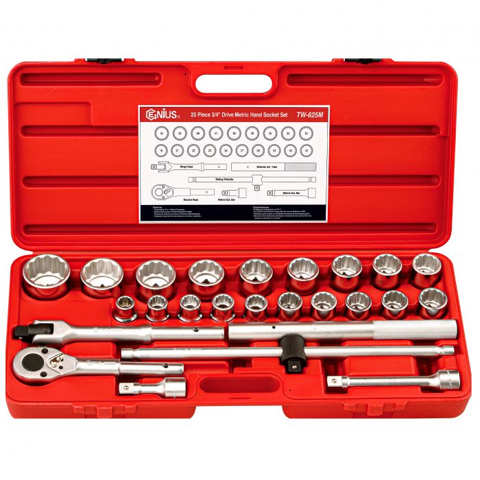 59mm Hand Socket Genius Tools 3/4 Dr 625259 59mm Hand Socket Genius Tools 3/4 Dr 625259