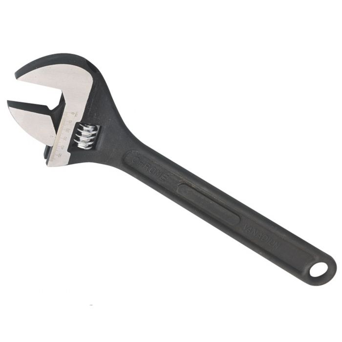 8” 200mm Wide Adjustable Large Spanner Hand Wrench Jaw Tool Pipe Nut L2Y5 