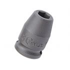 Genius Tools 3/8" Dr. 12mm Impact Socket (CR-Mo) - 343212