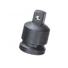 Genius Tools 1/2" Dr. Impact Adapter 1/2"F × 3/8"M w/steel ball (CR-Mo) - 480033MB