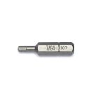 Genius Tools 1/4" Hex Shank, 7/64" Hex Screwdriver Bit, 30mmL - 3107