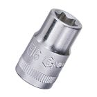Genius Tools 1/2" Dr. E-18 E-Star Socket, Durable Steel - 454518