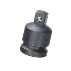 Genius Tools Impact Adapter 1/2 Inch Female to 3/8 Inch Male Drive with Steel Ball, Chrome Molybdenum (CR-Mo) - 480033MB