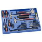 Genius Tools 23pc Punch, Chisel & Hammer Set, Pro Grade, MS-023