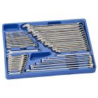 Genius Tools 44pc Metric Wrench Set, Pro Grade, MS-044M