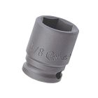 Genius Tools 5/16" Impact Socket, 1/2" Dr, CR-Mo, Durable - 464010